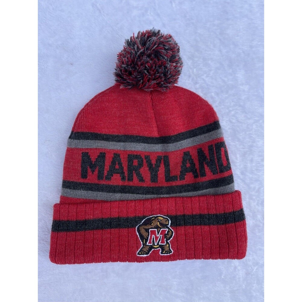 captivating Maryland Terrapins beanie Pom hat skully